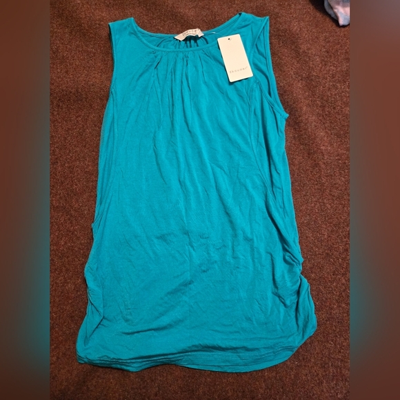 New! Ekouaer Maternity Nursing Tank In Teal Size Small - Picture 1 of 8